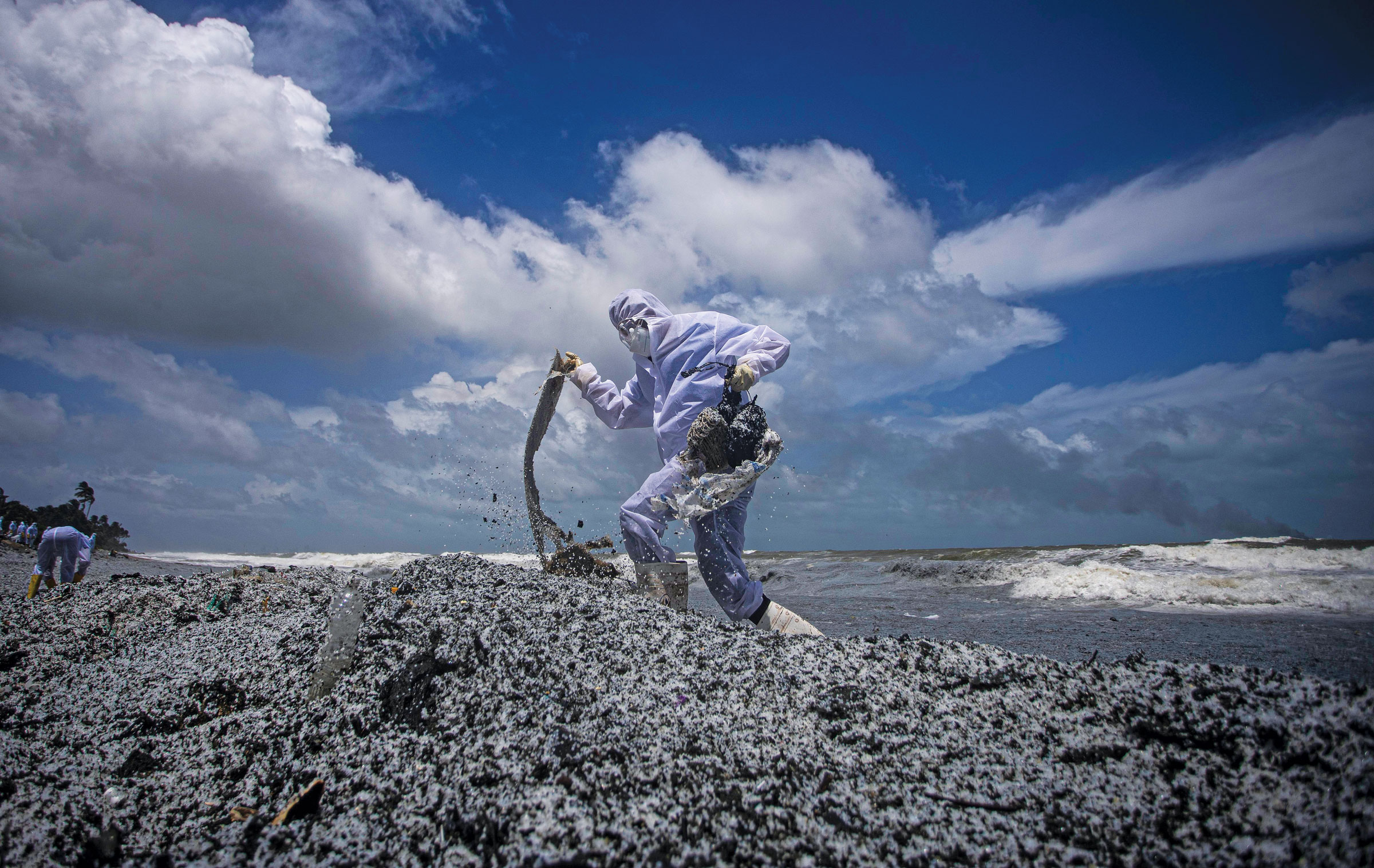 Grappling with the biggest marine plastic spill in history