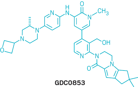 Structure of GDC0853.