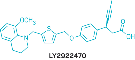 Structure of LY2922470.