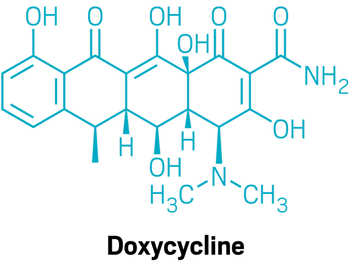 The structure of doxycyline