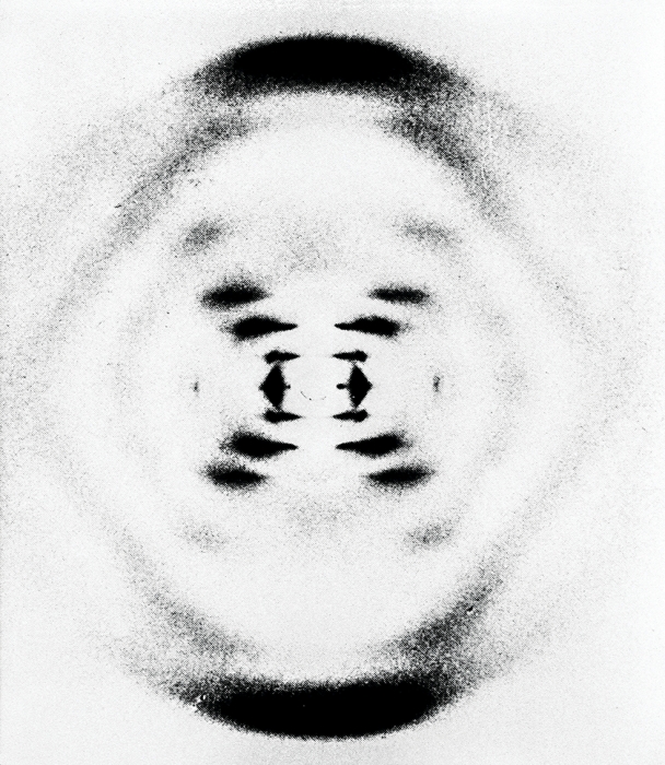 X-ray diffraction image of B-DNA.