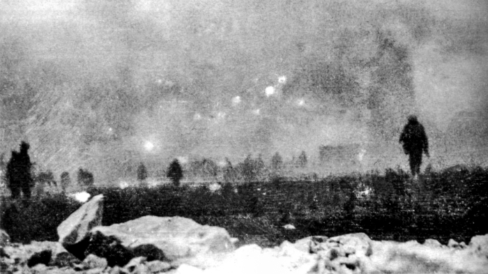 The British Army first used poison gas in retaliation at the Battle of Loos in September 1915.