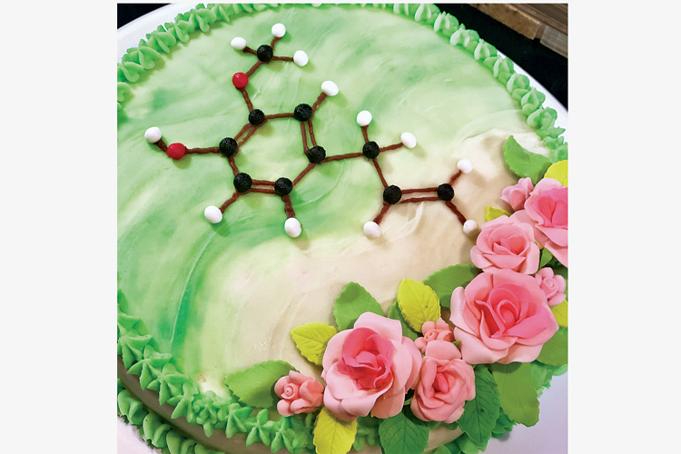 Chemist Science Cake | Science cake, Teacher cakes, Chemistry cake