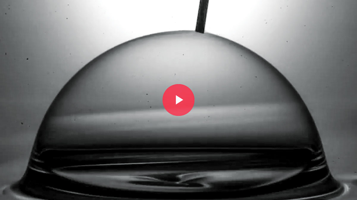 Watch: Physicists 'Reverse' a Bubble Popping