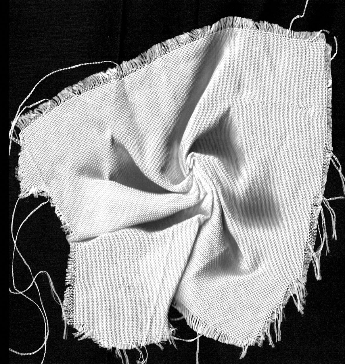 White Silk Wrap Trousers Uni