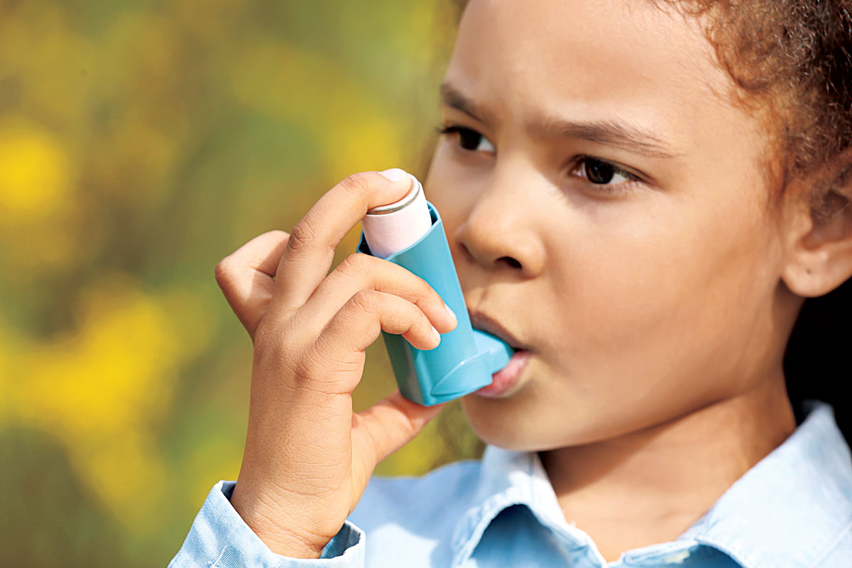 Air pollution is linked to childhood asthma.