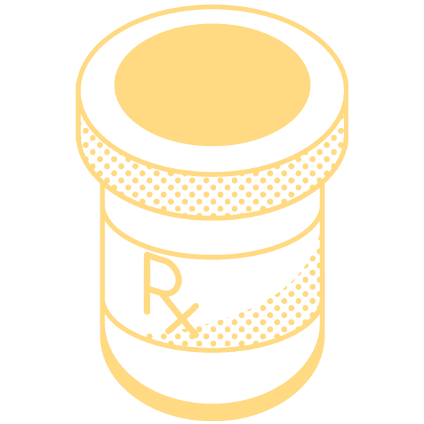Pill bottle icon